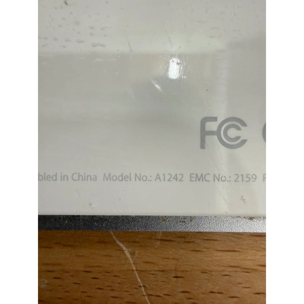Apple Wired Keyboard A1242 EMC 2159 Silver Aluminum Compact USB Mac Keyboard